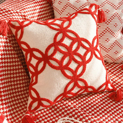 Sofa Pillow Nordic Style Decorative Pillowcase - Close-up Detail