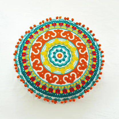 Round Pillow Cover Home Decor Living Room Pillow Cover - Additional View