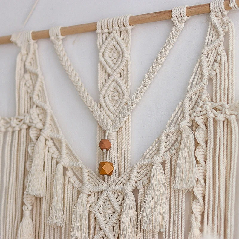 Tassel wall hanging fabrics are suitable for living room decoration - In Use