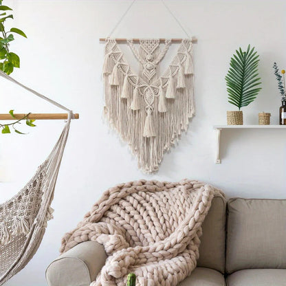 Hemp Rope Woven Vine Wall Hanging Home Decoration - Texture Detail