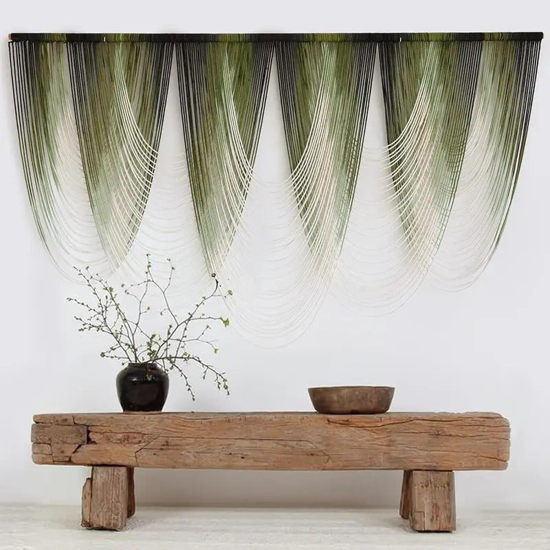 Woven wall hanging decorations are suitable for the living room - Detail View