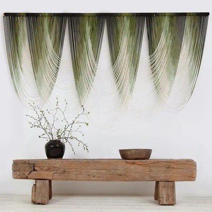 Woven wall hanging decorations are suitable for the living room - Detail View