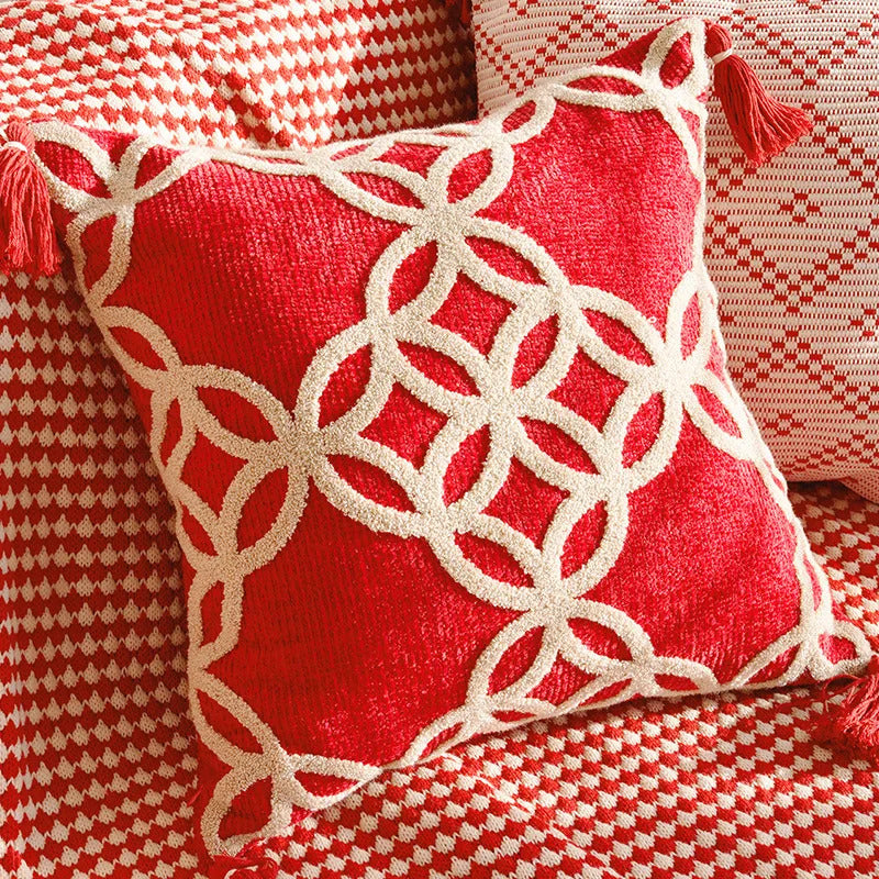 Sofa Pillow Nordic Style Decorative Pillowcase - Front View