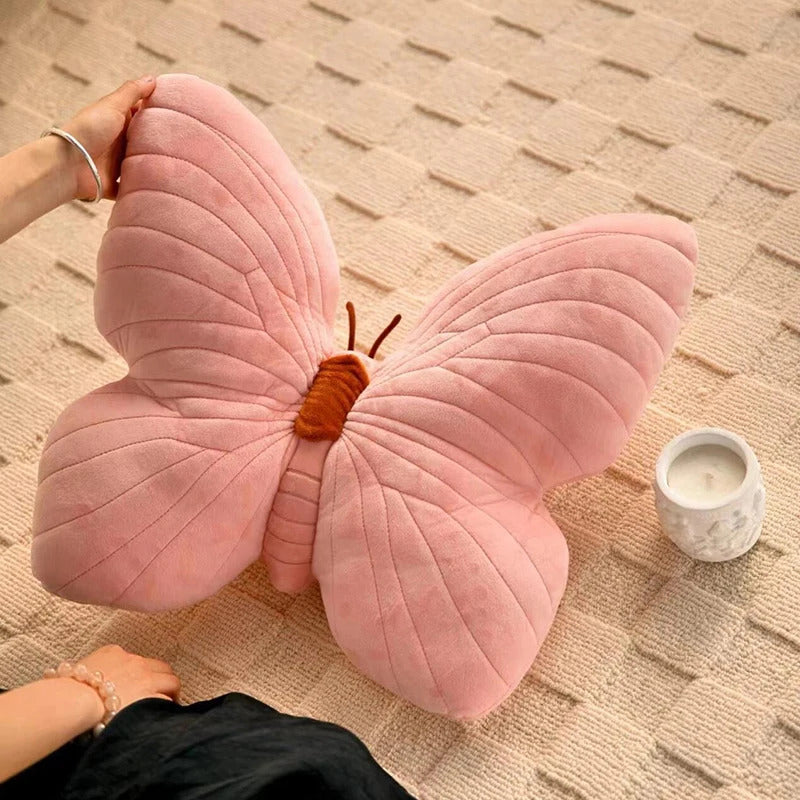Butterfly shaped pillow cushion is suitable for sofa home decoration - Front View