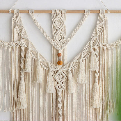 Tassel wall hanging fabrics are suitable for living room decoration - Texture Detail