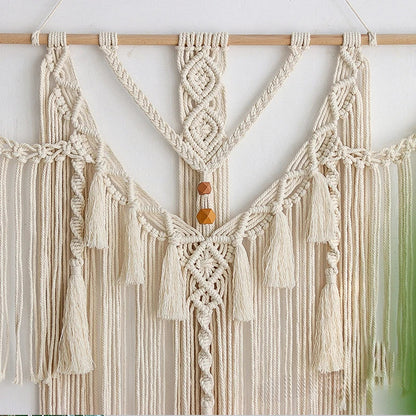 Tassel wall hanging fabrics are suitable for living room decoration - Close-up Detail