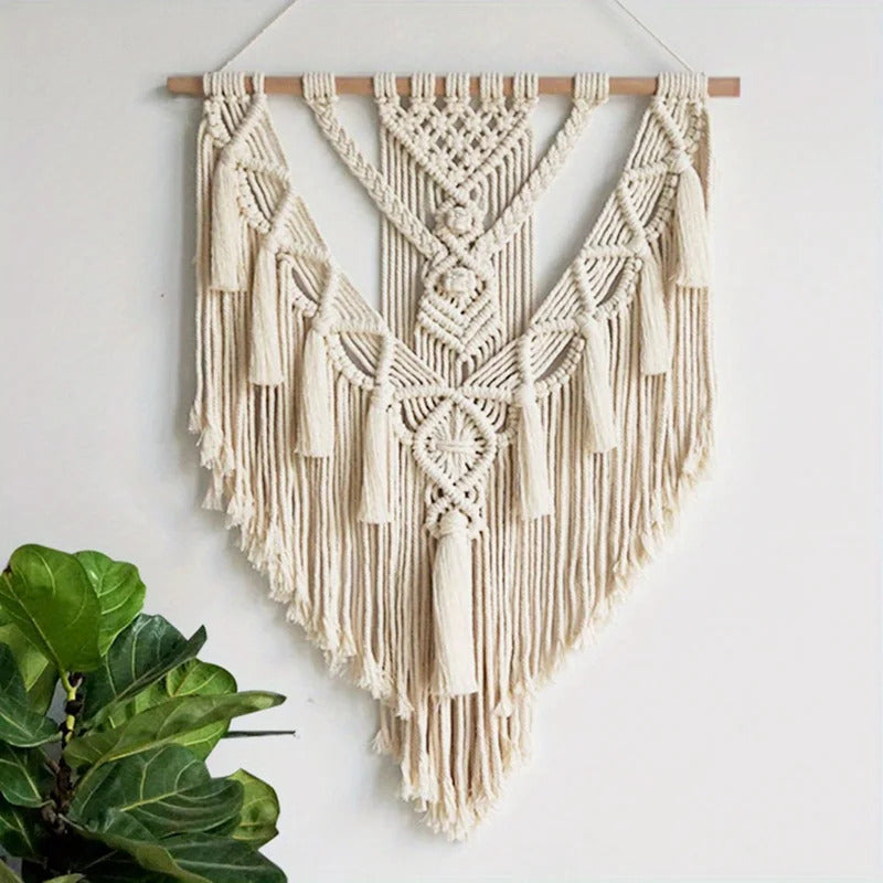 Hemp Rope Woven Vine Wall Hanging Home Decoration