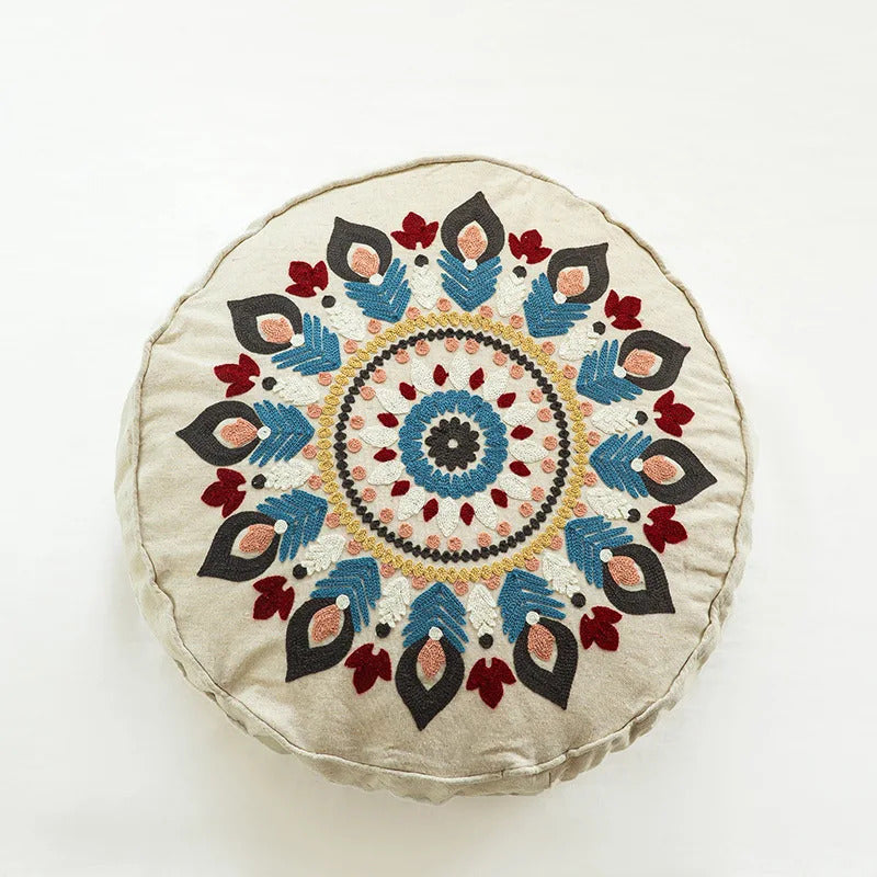 Round Pillow Cover Home Decor Living Room Pillow Cover - Additional View 2